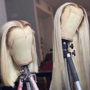 Straight Lace Front Wig 13x4 Hd Frontal Wig 250% Density Human Hair Wig